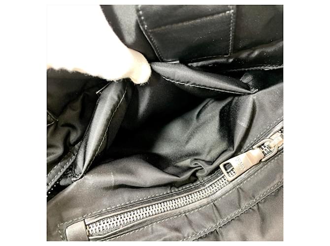 Borsa a tracolla Prada Tessuto Nero - vista 10