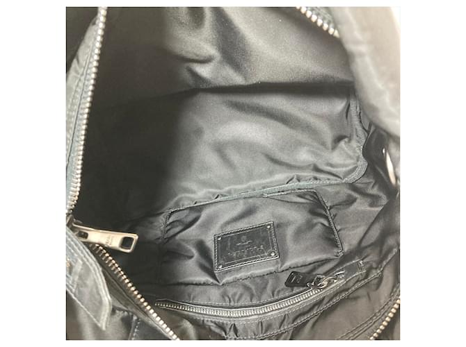 Borsa a tracolla Prada Tessuto Nero - vista 9