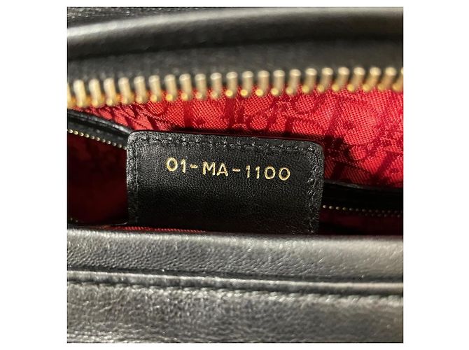 Borsa Christian Dior Lady Dior Cannage Nero - vista 10