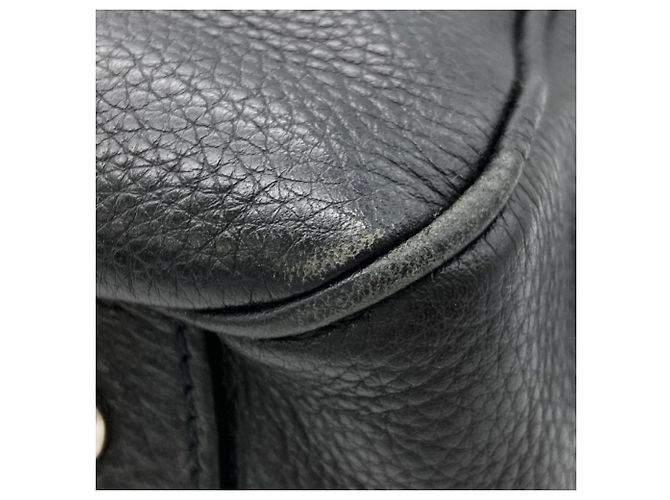 Borsa Prada PRADA Logo Borsa Boston Mini in pelle nera 2 vie da donna Nero - vista 6