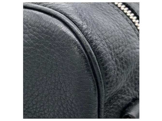 Borsa Prada PRADA Logo Borsa Boston Mini in pelle nera 2 vie da donna Nero - vista 7