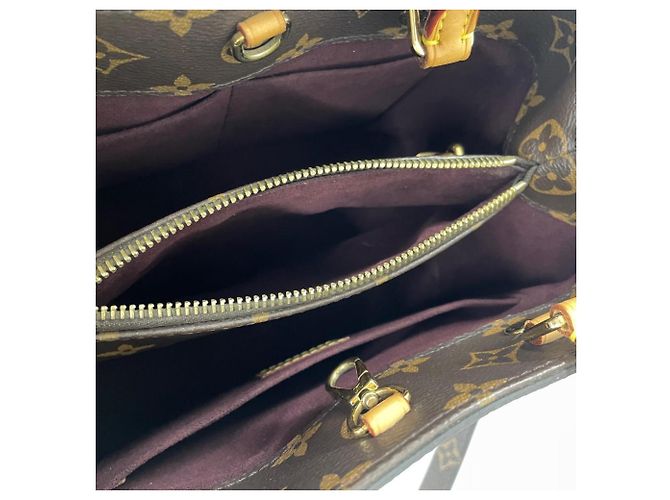 Borsa Louis Vuitton Montaigne BB Marrone - vista 5