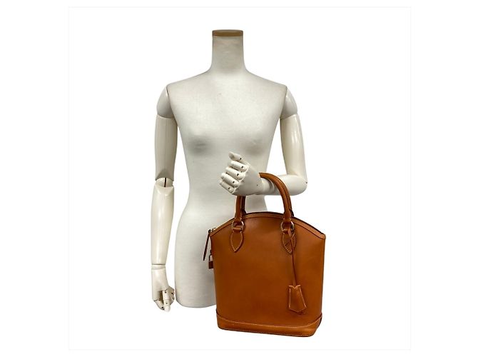 Borsa a mano Louis Vuitton Lockit Nomade Cammello - vista 12