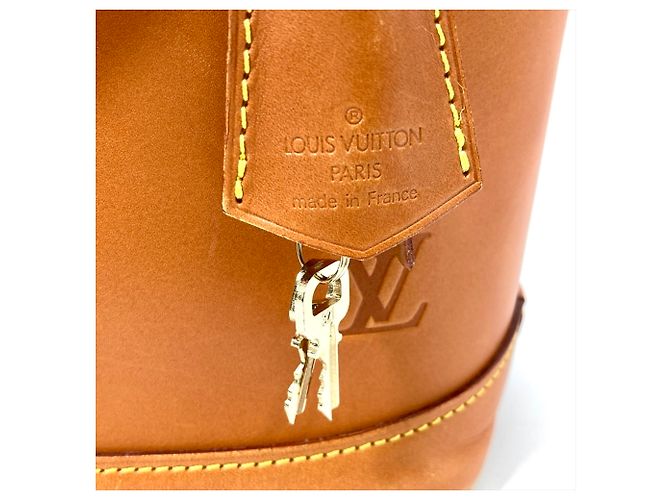 Borsa a mano Louis Vuitton Lockit Nomade Cammello - vista 8