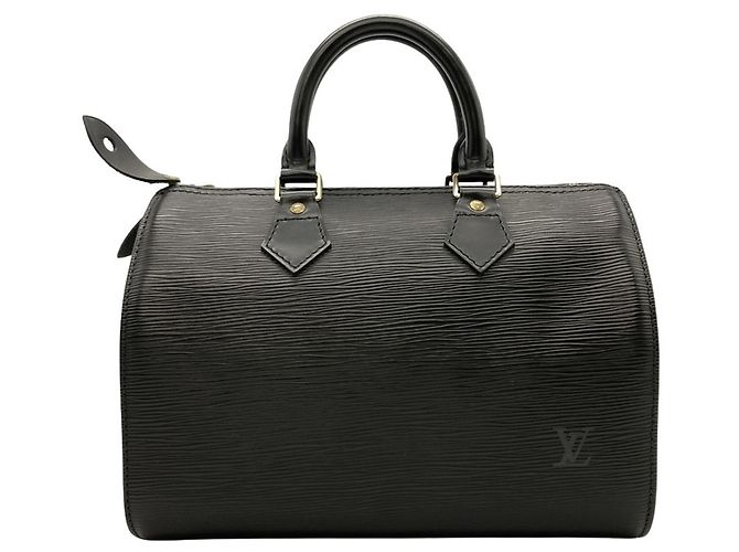 Borsa Louis Vuitton Speedy 25 Nero - vista 2