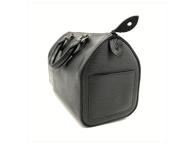 Borsa Louis Vuitton Speedy 25 Nero - vista 3