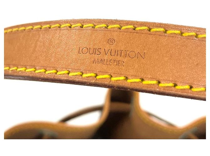 Borsa a tracolla Louis Vuitton Noe Marrone - vista 7