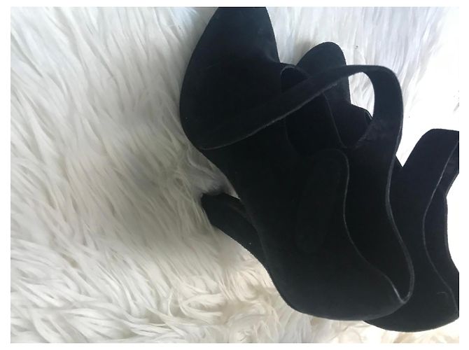 Décolleté Emporio Armani in camoscio nero - vista 17