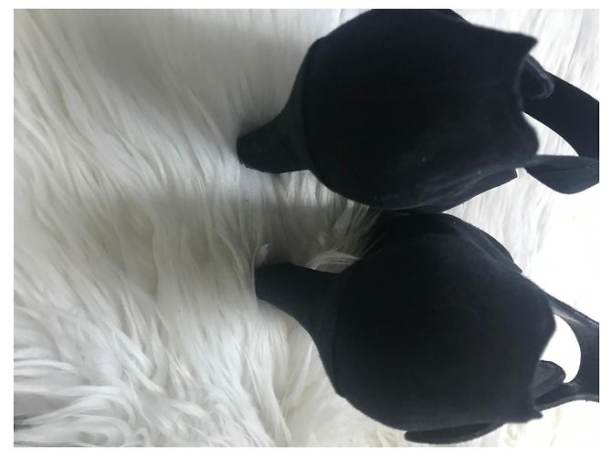 Décolleté Emporio Armani in camoscio nero - vista 6