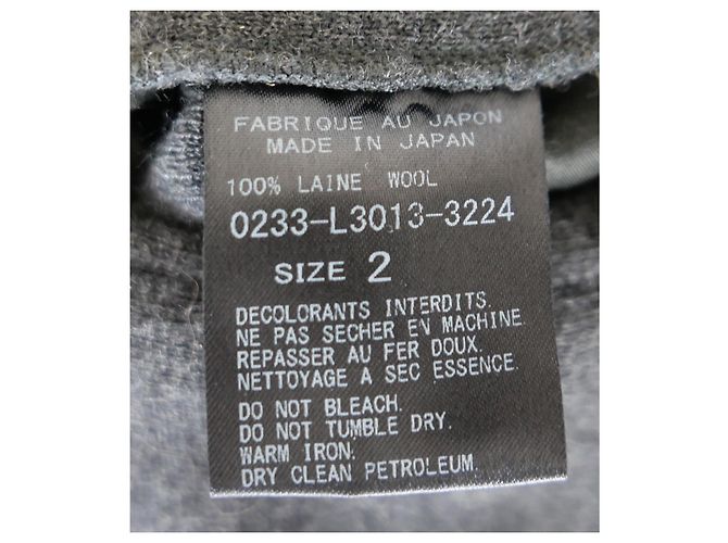 Autre Marque Arts & Science Charcoal Wollstrick-Cropped-Hose Anthrazitgrau - Ansicht 6