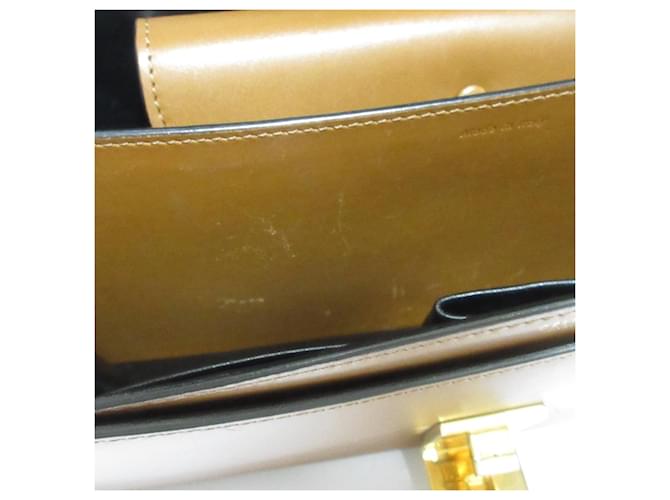 Céline Celine Phoebe Philo Collection Classic Box Shoulder Bag Marrone Nero - vista 12