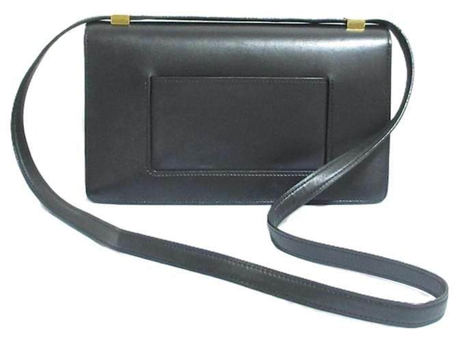 Céline Celine Phoebe Philo Collection Classic Box Shoulder Bag Marrone Nero - vista 2