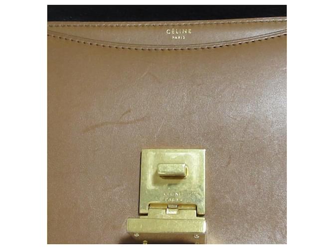 Céline Celine Phoebe Philo Collection Classic Box Shoulder Bag Marrone Nero - vista 6