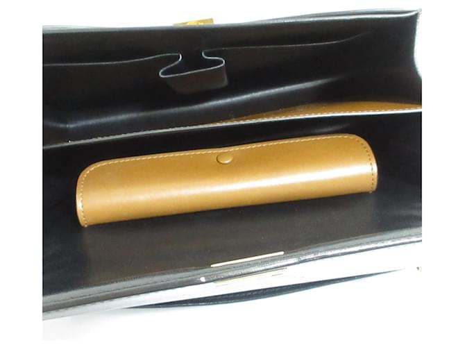 Céline Celine Phoebe Philo Collection Classic Box Shoulder Bag Marrone Nero - vista 7