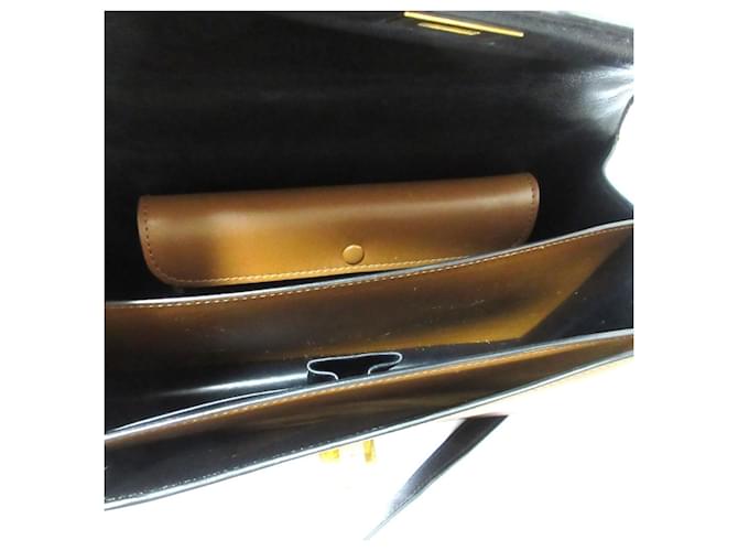 Céline Celine Phoebe Philo Collection Classic Box Shoulder Bag Marrone Nero - vista 8