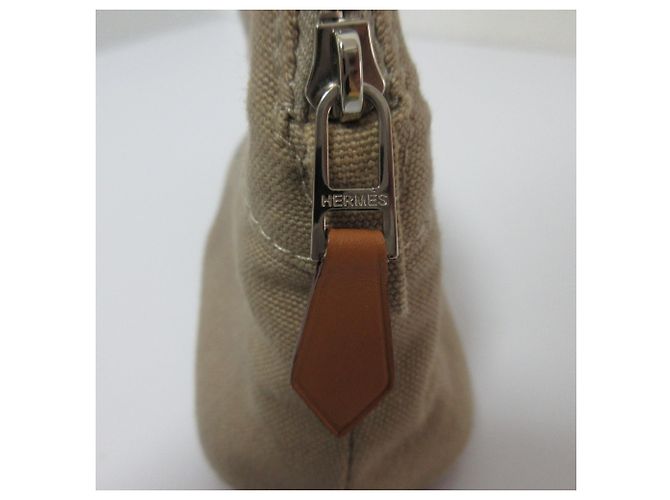 Hermès HERMES Bolide Pouch Mini in Taupe Beige - vista 7