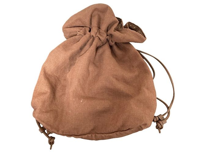 Fendi Roll Small Raffia Tote Bag Braun - Ansicht 10