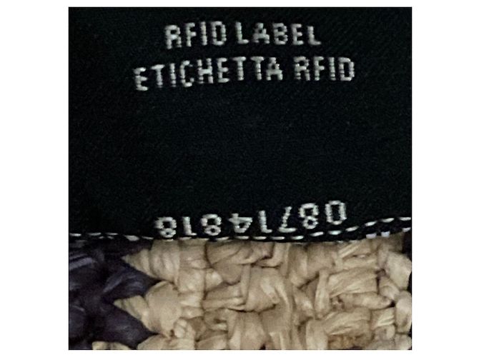 Fendi Roll Small Raffia Tote Bag Braun - Ansicht 9