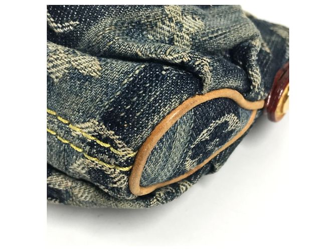 Neceser de maquillaje Louis Vuitton Monogram Denim Trousselaye Azul - vista 11