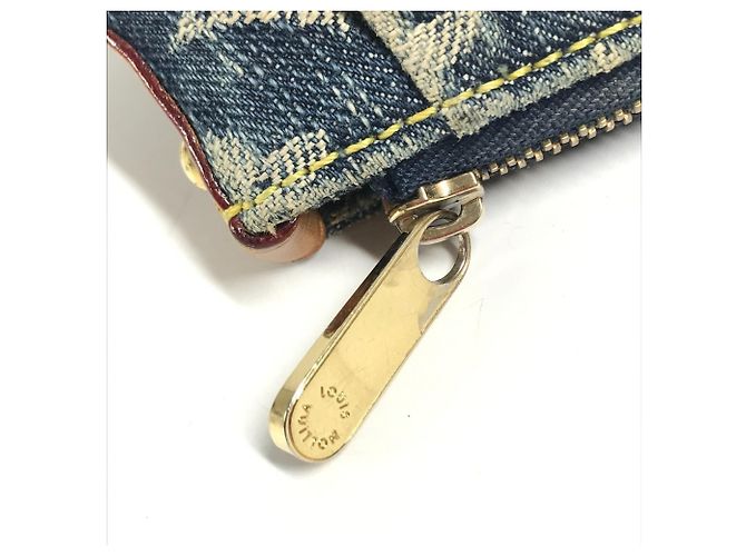 Neceser de maquillaje Louis Vuitton Monogram Denim Trousselaye Azul - vista 13
