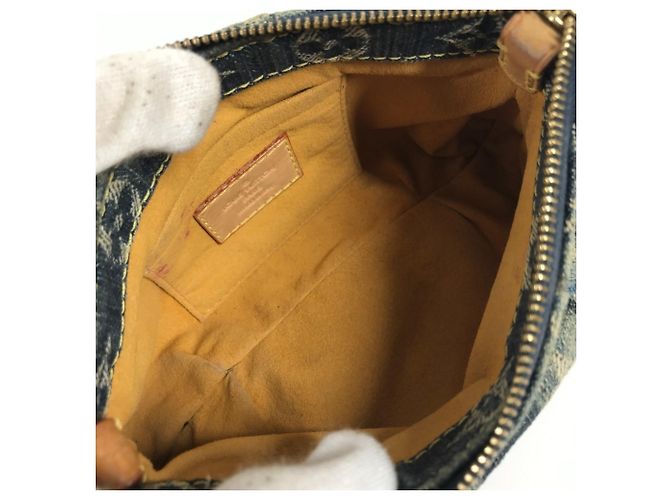 Neceser de maquillaje Louis Vuitton Monogram Denim Trousselaye Azul - vista 14