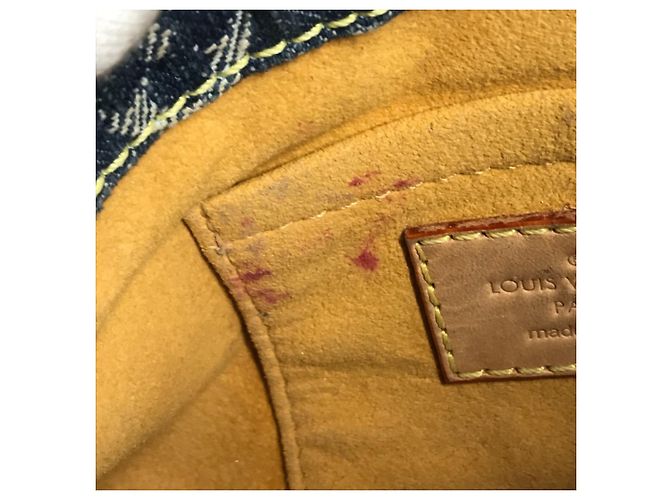 Neceser de maquillaje Louis Vuitton Monogram Denim Trousselaye Azul - vista 4
