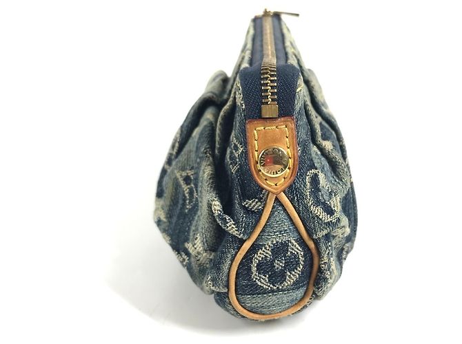 Neceser de maquillaje Louis Vuitton Monogram Denim Trousselaye Azul - vista 8
