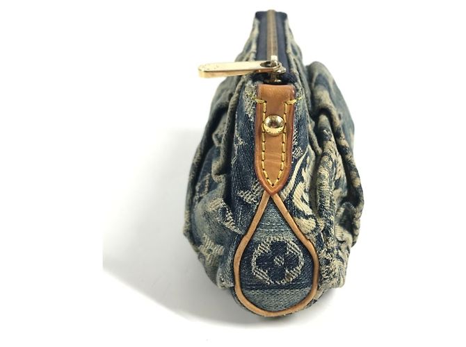 Neceser de maquillaje Louis Vuitton Monogram Denim Trousselaye Azul - vista 9