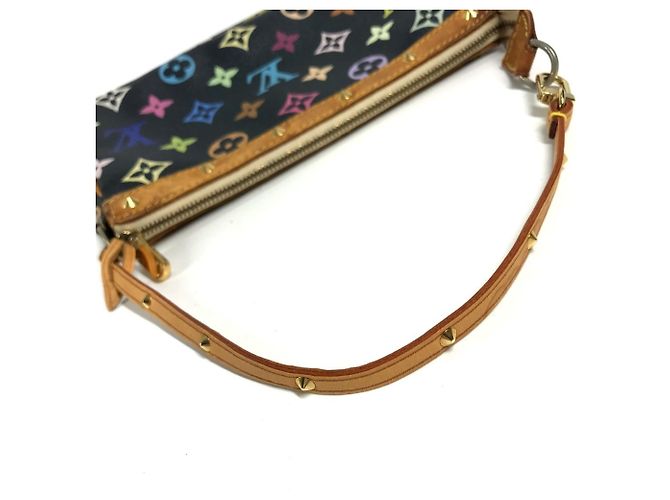 Louis Vuitton Monogram Multicolore Shoulder Bag Black - view 10