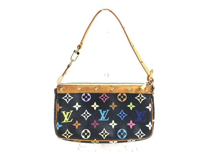 Louis Vuitton Monogram Multicolore Shoulder Bag Black - view 2