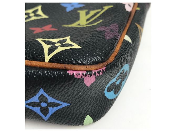Louis Vuitton Monogram Multicolore Shoulder Bag Black - view 8