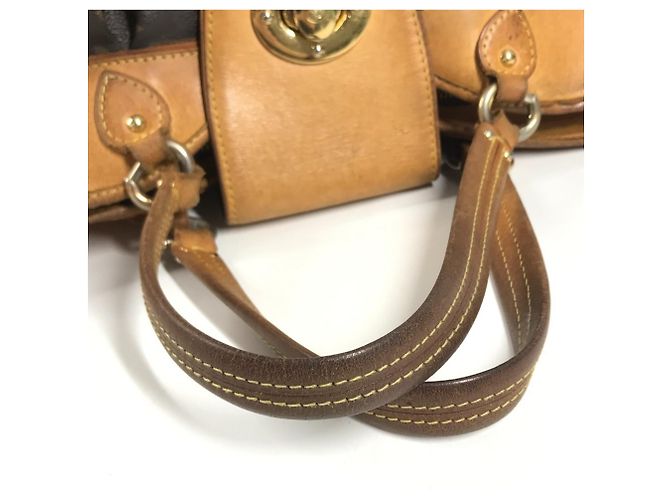 Borsa Tote Louis Vuitton Monogram Boetie GM Marrone - vista 10