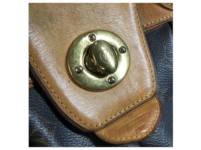 Borsa Tote Louis Vuitton Monogram Boetie GM Marrone - vista 11