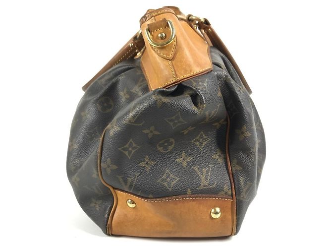 Borsa Tote Louis Vuitton Monogram Boetie GM Marrone - vista 4