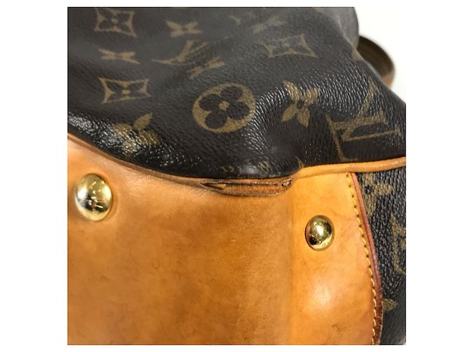 Borsa Tote Louis Vuitton Monogram Boetie GM Marrone - vista 6