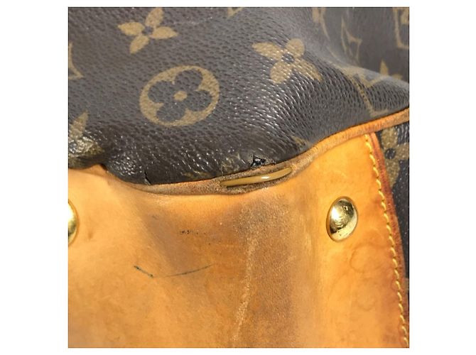 Borsa Tote Louis Vuitton Monogram Boetie GM Marrone - vista 8