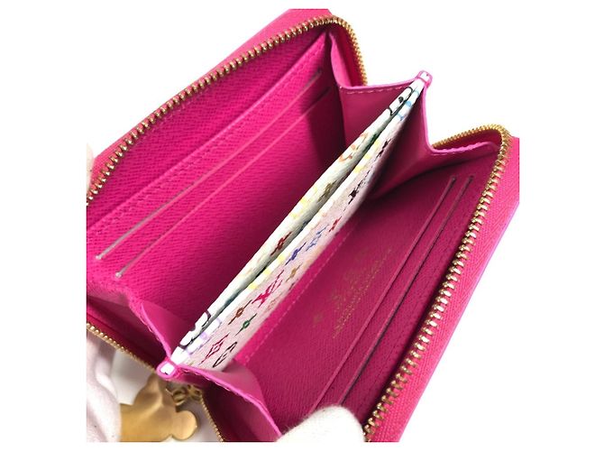 Monedero Zippy de piel Epi Louis Vuitton Rosa - vista 12