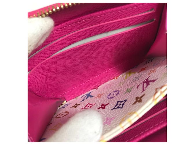 Monedero Zippy de piel Epi Louis Vuitton Rosa - vista 14