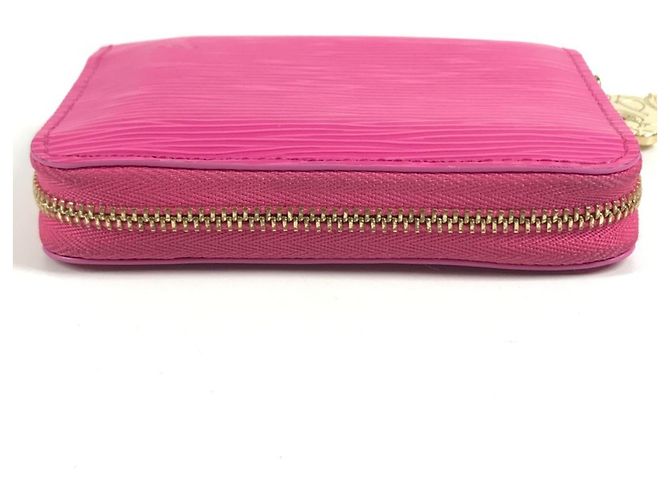 Monedero Zippy de piel Epi Louis Vuitton Rosa - vista 5