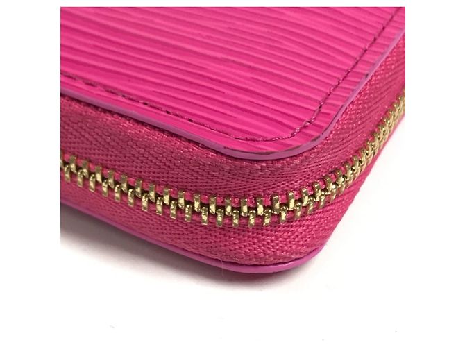 Monedero Zippy de piel Epi Louis Vuitton Rosa - vista 8