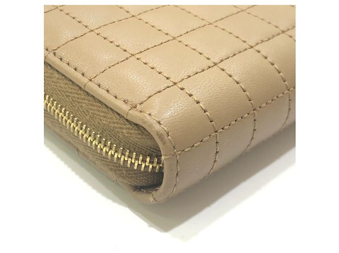 Céline Cartera compacta con cremallera Celine Quilted C-Charm Castaño - vista 9