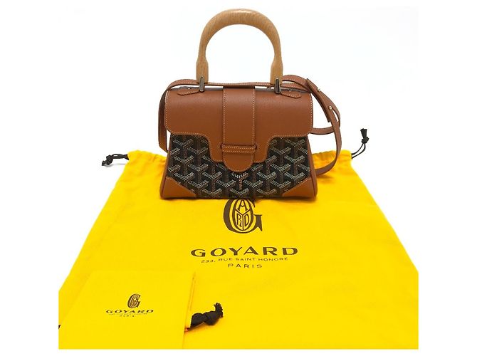 Goyard Saigon Mini Soft Bag Braun Schwarz - Ansicht 17