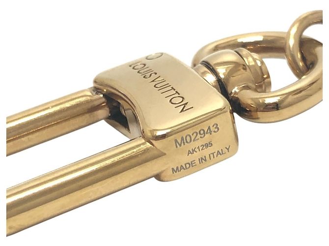 Portachiavi Louis Vuitton Monogram Gold D'oro - vista 3