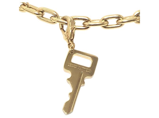 Portachiavi Louis Vuitton Monogram Gold D'oro - vista 9