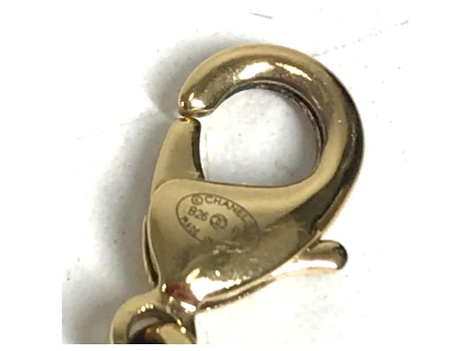 Bracciale con ciondolo Chanel B26P CC Coco Mark Argento D'oro - vista 10
