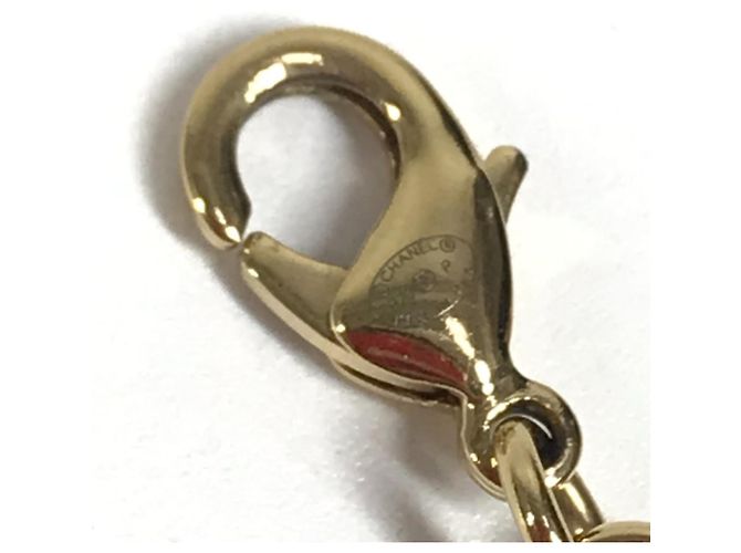 Bracciale con ciondolo Chanel B26P CC Coco Mark Argento D'oro - vista 9