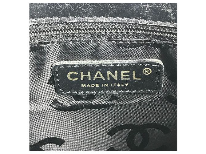 Borsa a tracolla Chanel Vintage Camellia Nero - vista 13