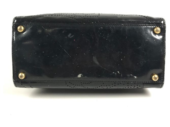Borsa a tracolla Chanel Vintage Camellia Nero - vista 5