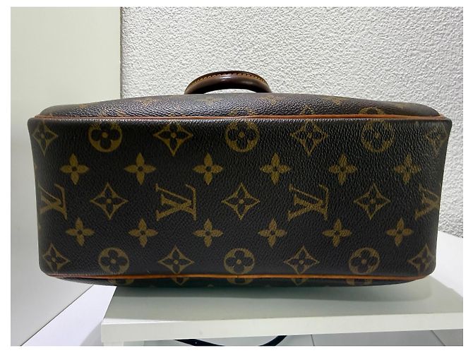 Louis Vuitton Monogram Canvas Keepall Bandouliere 45 Marrone Monogramma - vista 7