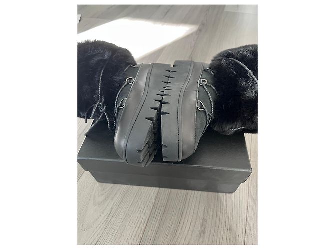 Autre Marque Botas de invierno de piel negra Australia Luxe Collective Negro - vista 6
